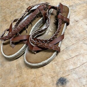Blowfish Brown Braided Women's Sandals